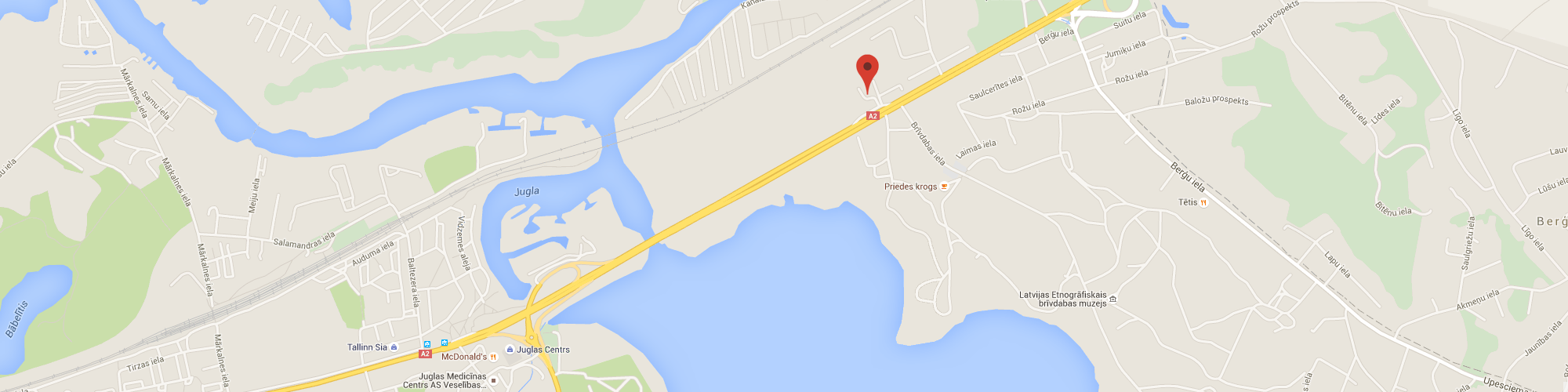 "Berģu Autoserviss" SIA atrašanās vieta kartē